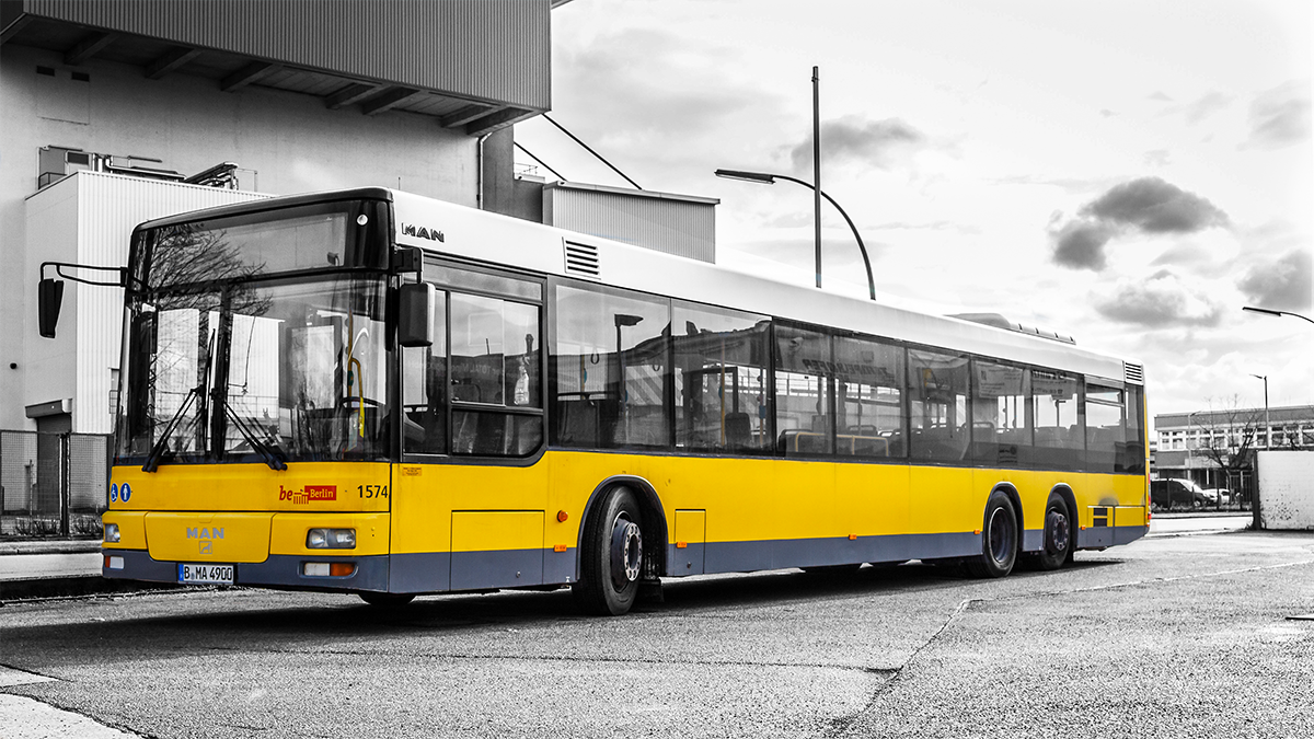 BVG | MAN NL 313-15m ex 1574
; Aufgenommen am 31.01.2016 in Berlin