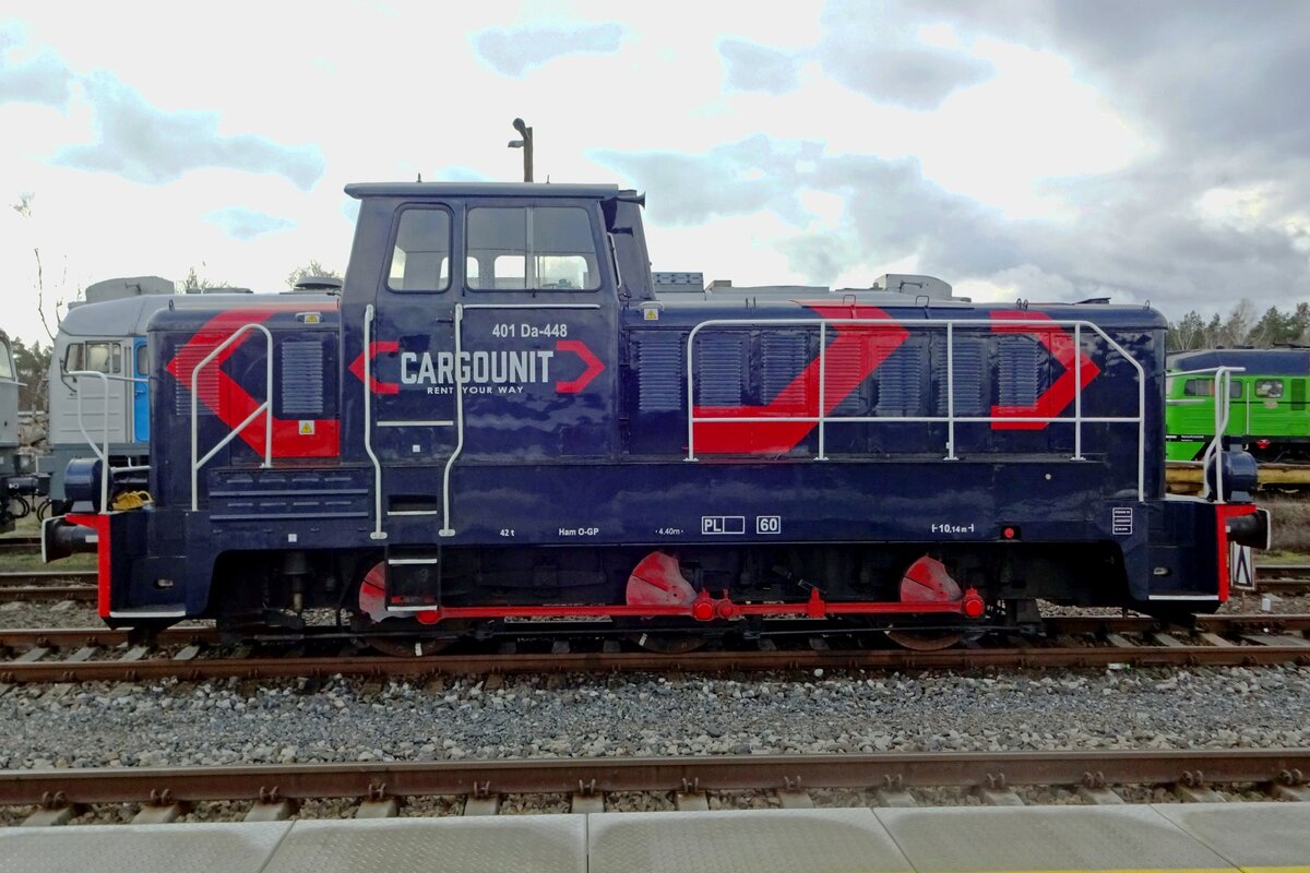 CargoUnit 401 Da-448 steht am 25 Februar 2020 in Rzepin.
