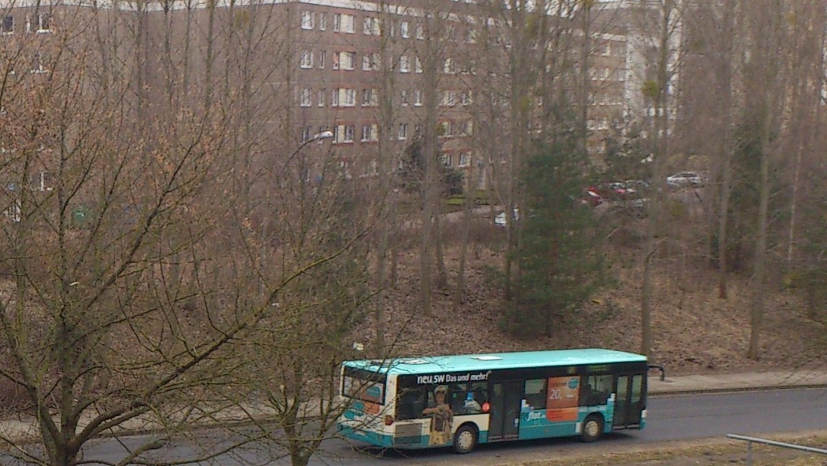 citaro 1... dieser wagen wurde vor ungef�hr 4 jahren ausgemustert der werbung fur das eigene produkt der stadtwerke machte und zwar f�r's fitflat und f�r das linienschiff das auf'n tollensesee f�hrt