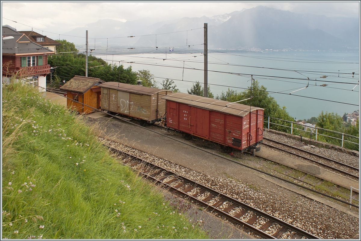 Die beiden CEV Gk 38 und 37 stehen in Chamby, fast wie vor fünfzig Jahren, neu ist nur, dass die CEV Kupplung nun durch eine MOB Kupplung ausgetauscht worden ist.

22. August 2021