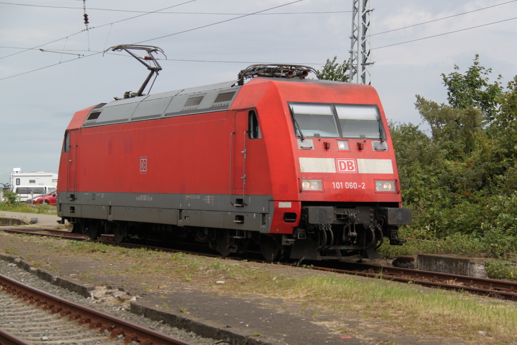 die ehemalige Bundespolizei 101 060 war am 07.08.2016 zu Gast in Warnem�nde.