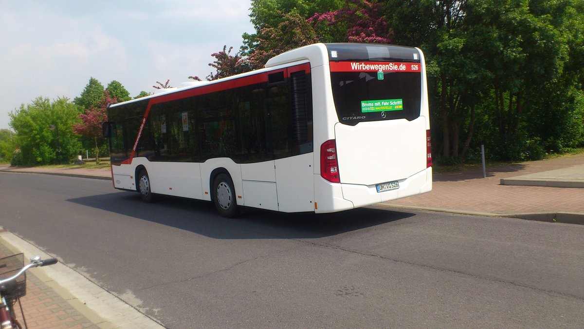 ....die Heckansicht des Citaro  UM VG 526 von diesen Wagen hat die UVG mehrere gekauft die auf die weiteren Betriebe aufgeteilt wurden wie ihr in Schwedt oder auch in Prenzlau  