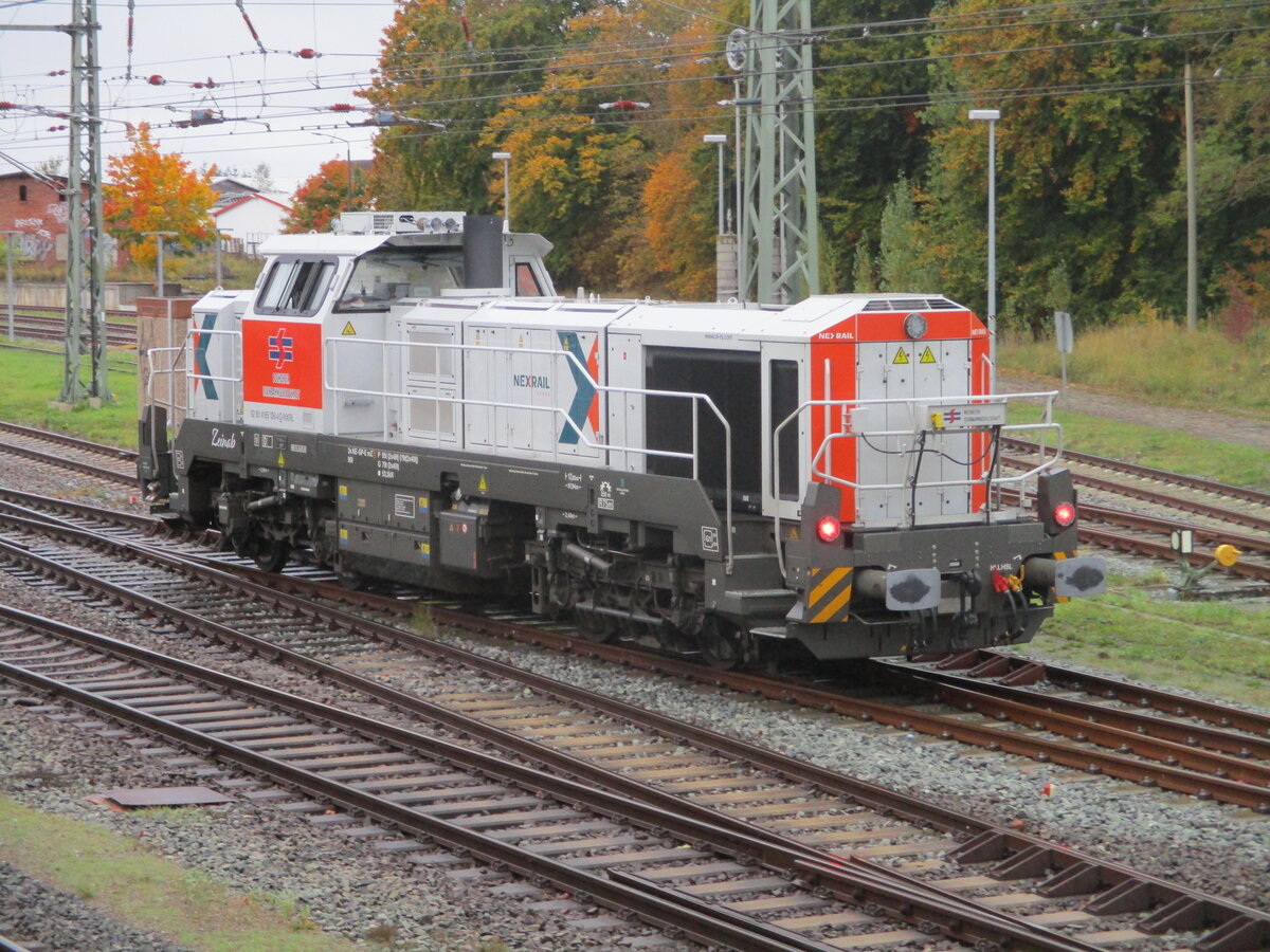 Die NXRL 4185 126 war,am 12.Oktober 2025,früh in Bergen/Rügen unterwegs.