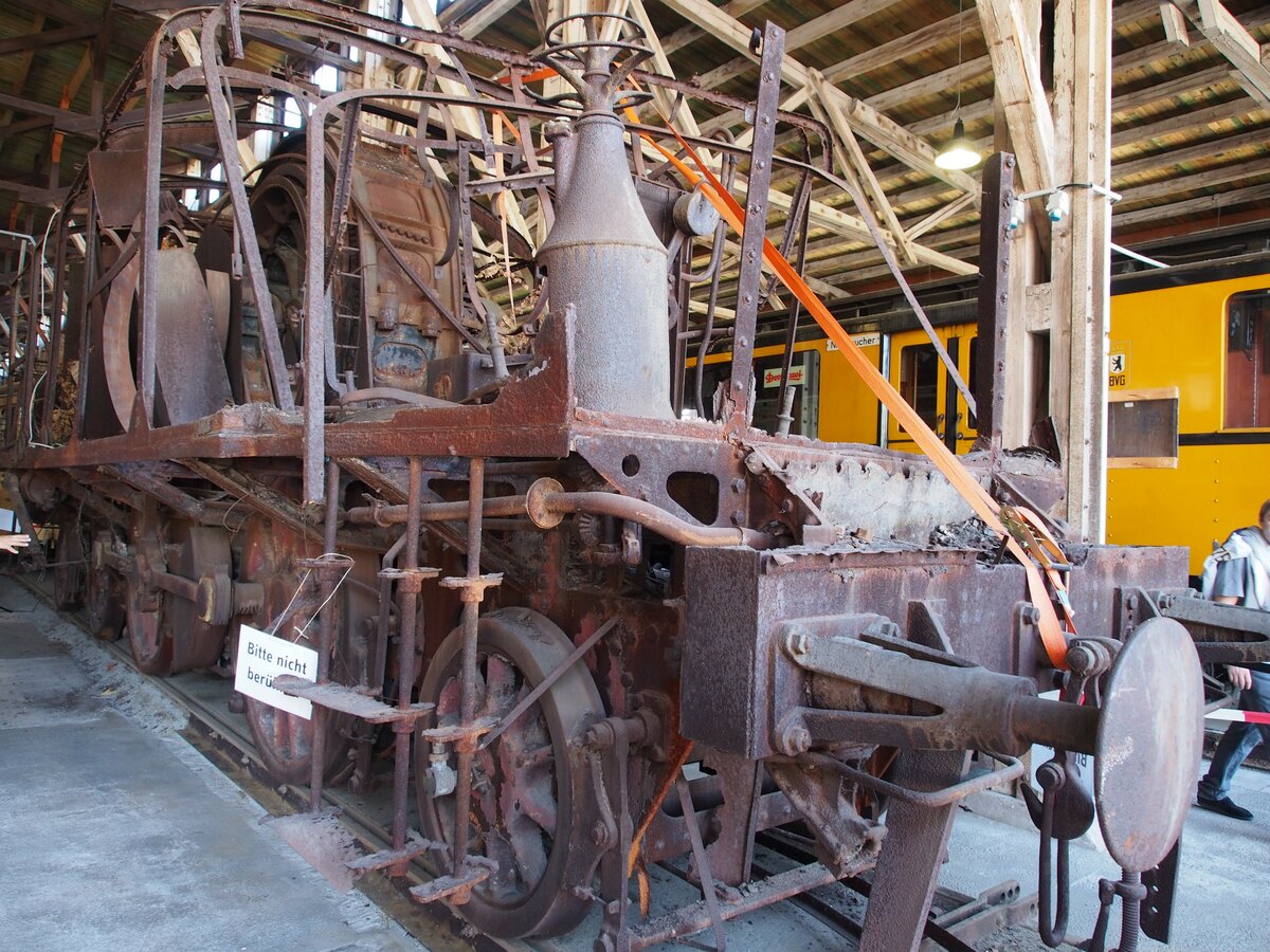 E 00 02 preu�ische ES 2 in der Monumentenhalle im Technik Museum Berlin am 09.09.2018.
