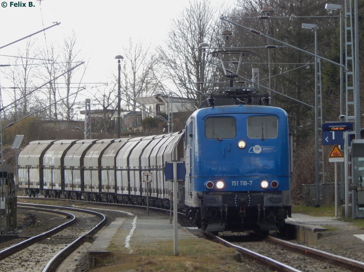 EGP 151 118-7 in Lancken.