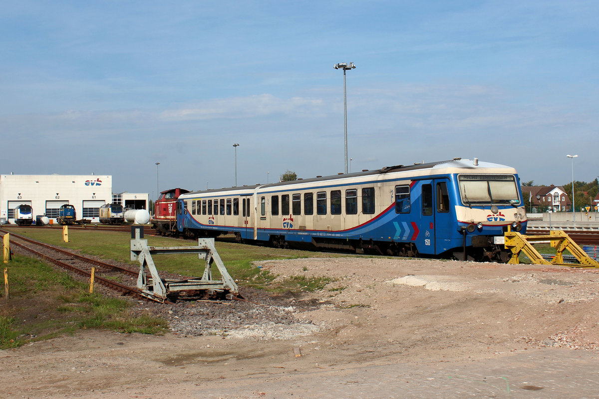 Ein Blick auf den EVB-Betriebshof am 16.09.2018 in Bremerv�rde.
