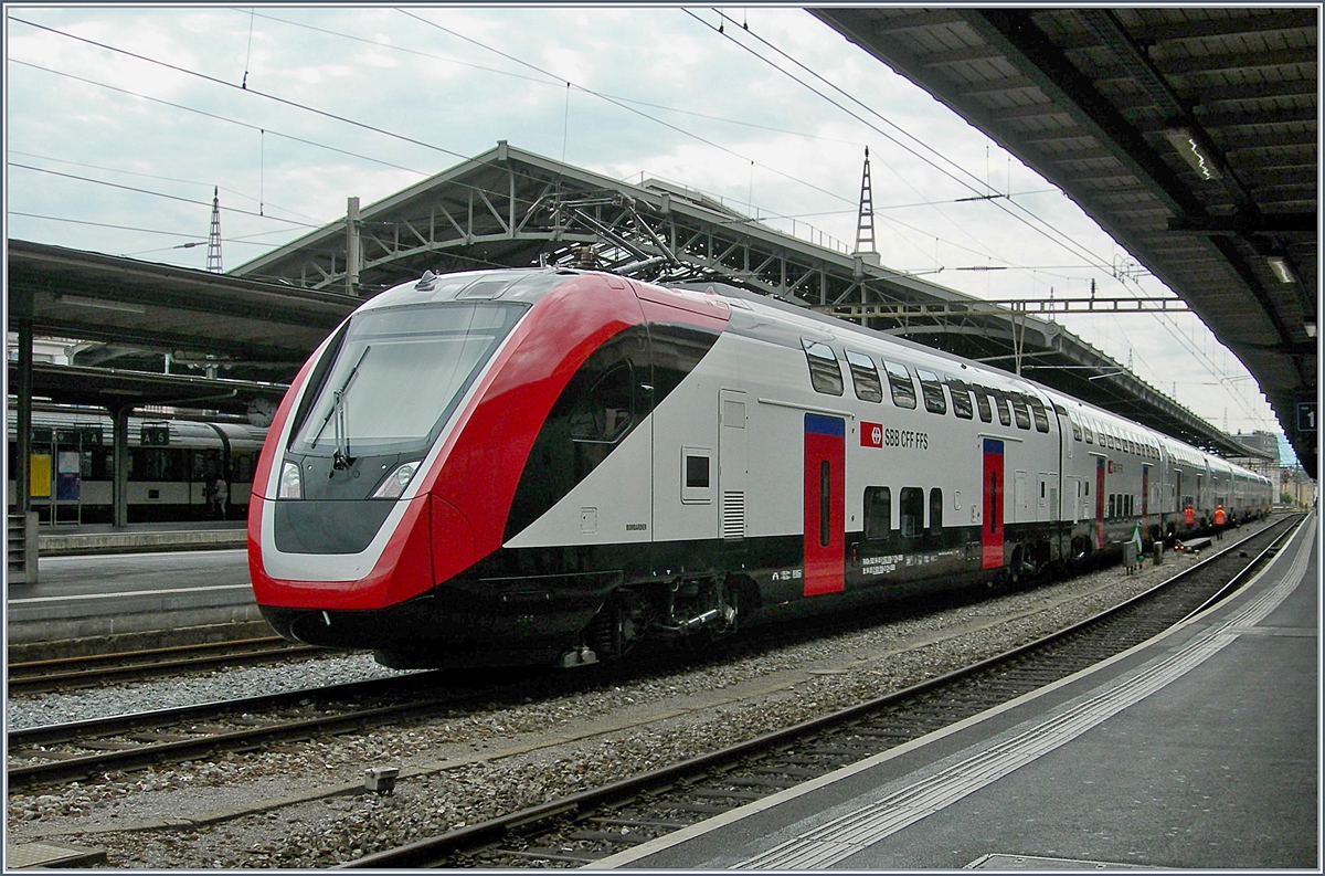 Ein SBB RABe 502 auf Testfahrt in Lausanne.
15. Aug. 2017