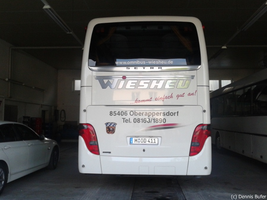 Ein Setra von Wieheu auf dem Betriebsgel�nde konnte ich am 24.07.2013 fotografieren.