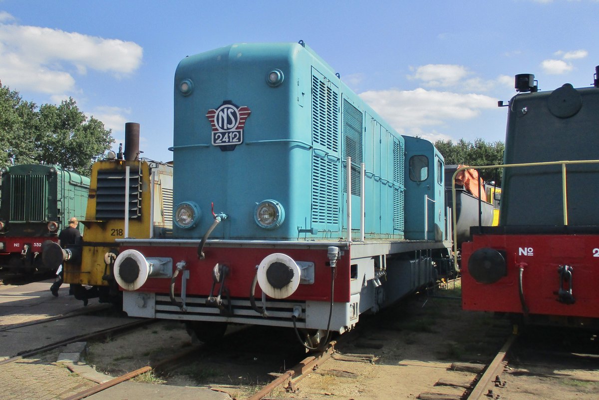 Ex-NS 2412 steht am 2 September 2018 ins VSM-Bw Beekbergen.