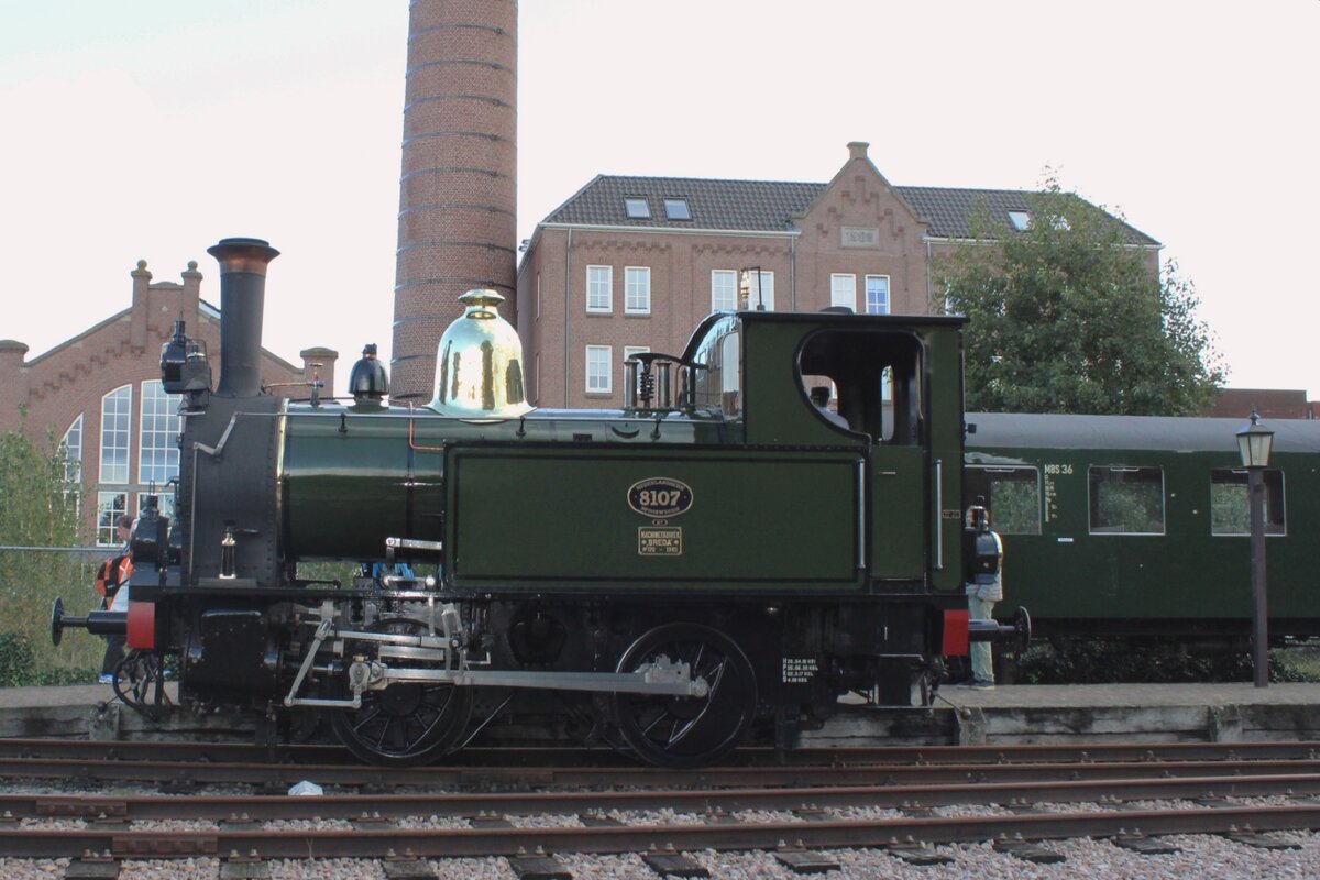 Ex-Staatsspoorwegen 657, spter ex-NS 8107 steht am 14 Oktober 2023 in Boekelo bei der MBS. 