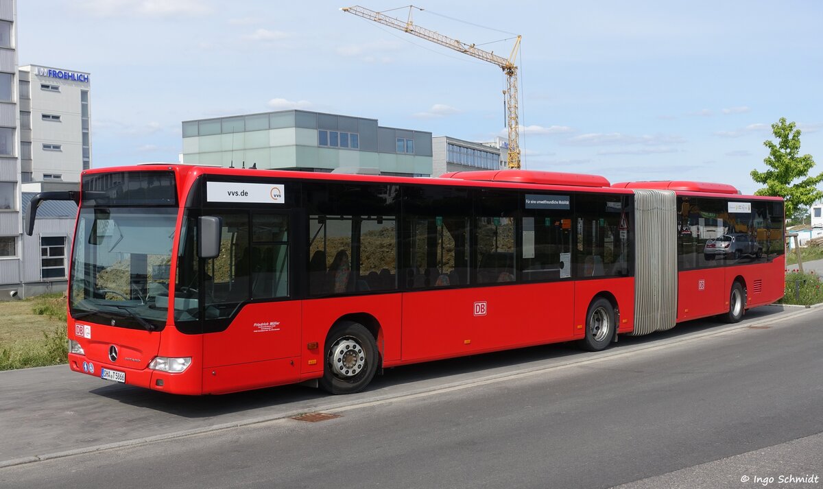 Friedrich Müller Omnibusunternehmen (FMO) aus Schwäbisch Hall | SHA-T 5866 | Mercedes-Benz Citaro Facelift G | 31.05.2020 in Leinfelden-Echterdingen