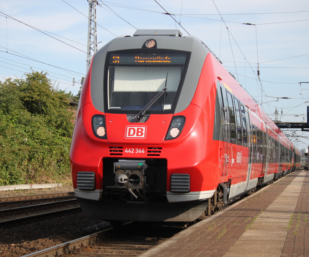 fr Hamster 442 344 ging es am Abend des 01.08.2015 im Bahnhof Rostock-Bramow in die Knie.