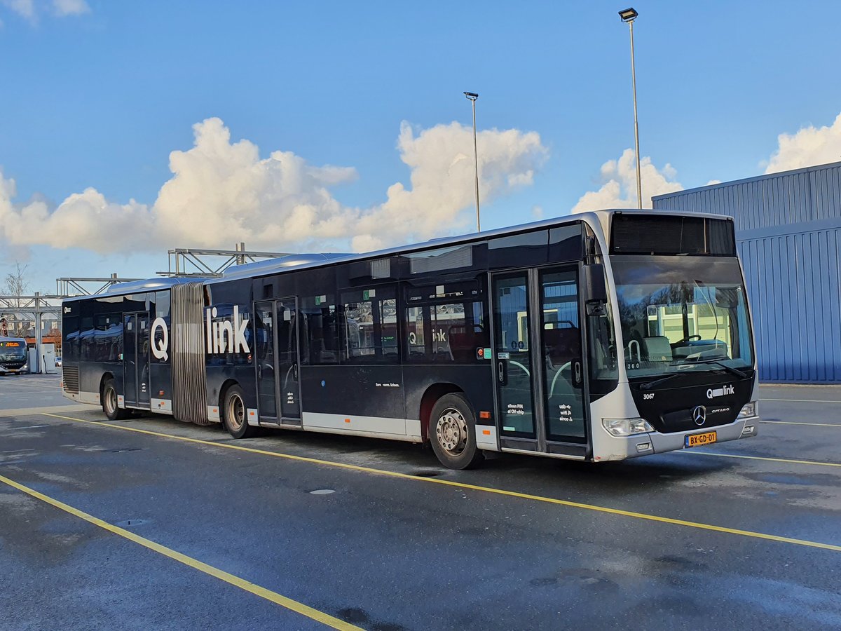 Groningen . 03-03-2020, Qbuzz, 3067 (3050 - 3077) . BX-GD-01 . 2009 . Mercedes-Benz . O530G Citaro