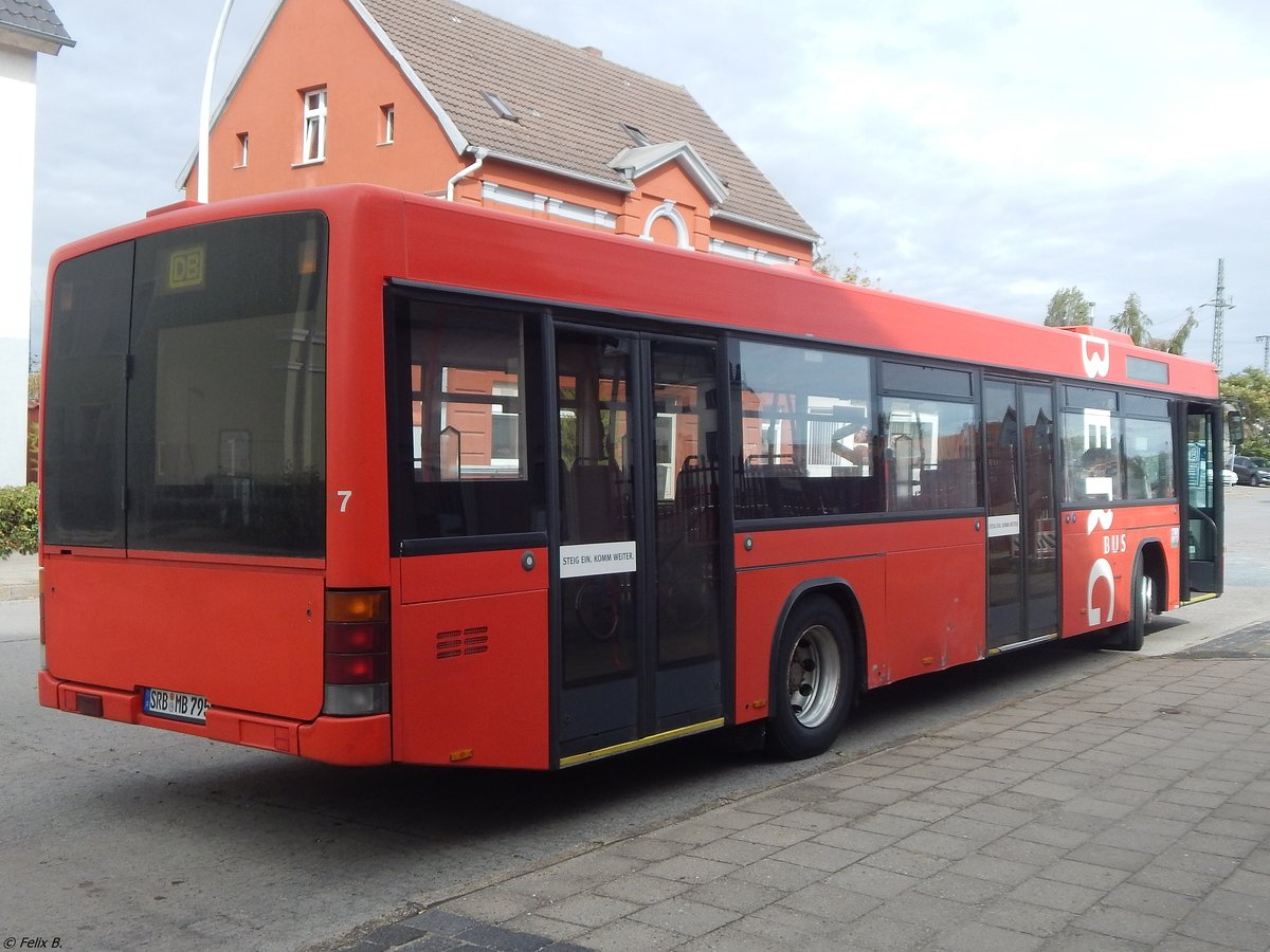 Hess/Volvo B7L von Altlandsberg Bus aus Deutschland in Neubrandenburg.