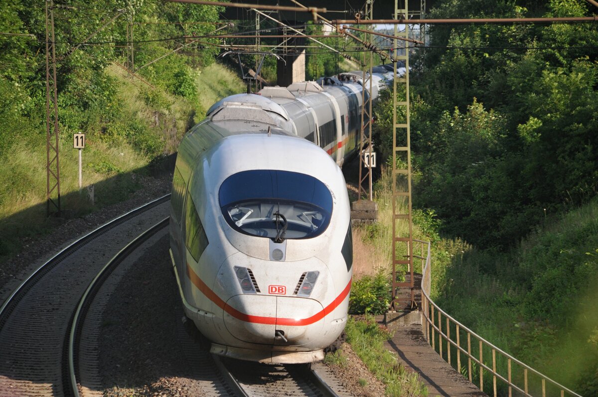 ICE 3 auf der Geislinger Steige m 26.06.2012.