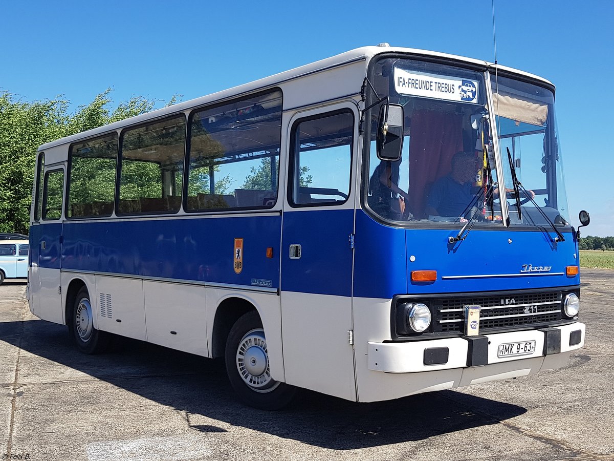 Ikarus 211 der IFA Freunde Trebus aus Deutschland in P�tnitz.