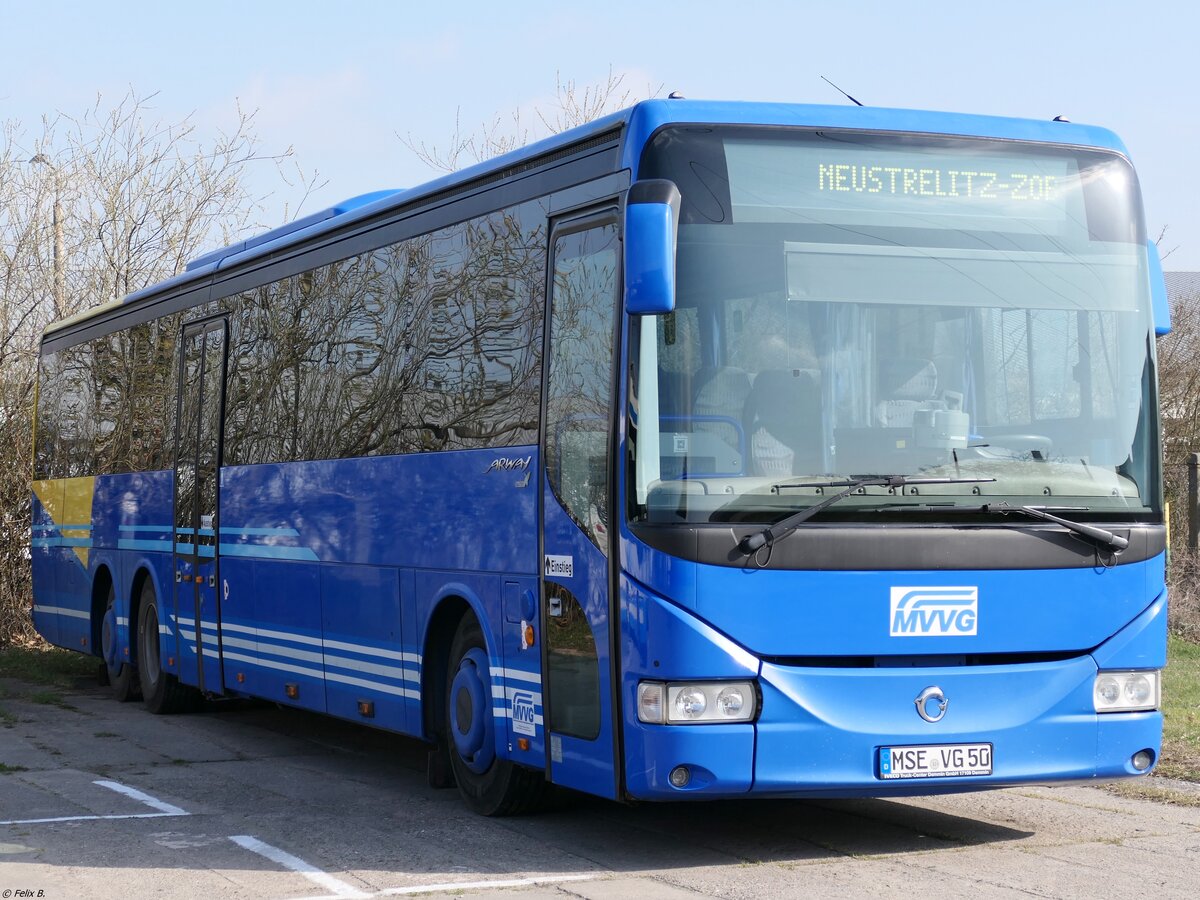 Irisbus Arway der MVVG (ex Cartreize/F) in Neubrandenburg.