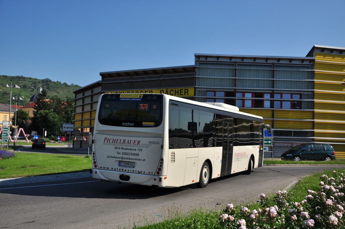 IRISBUS CROSSWAY LE von PICHELBAUER / sterreich am 17.6.2013 in Krems unterwegs.