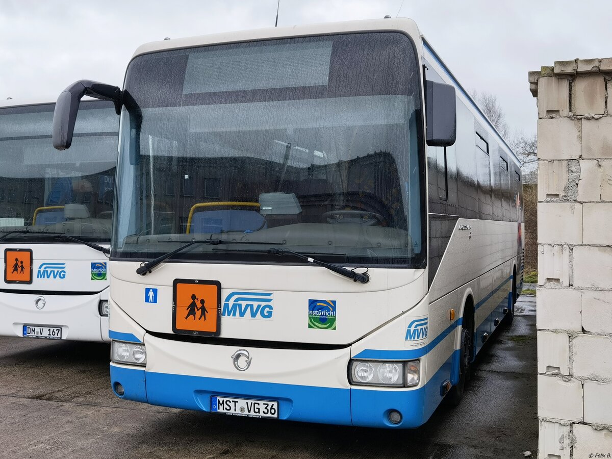 Irisbus Crossway der MVVG in Burg Stargard.