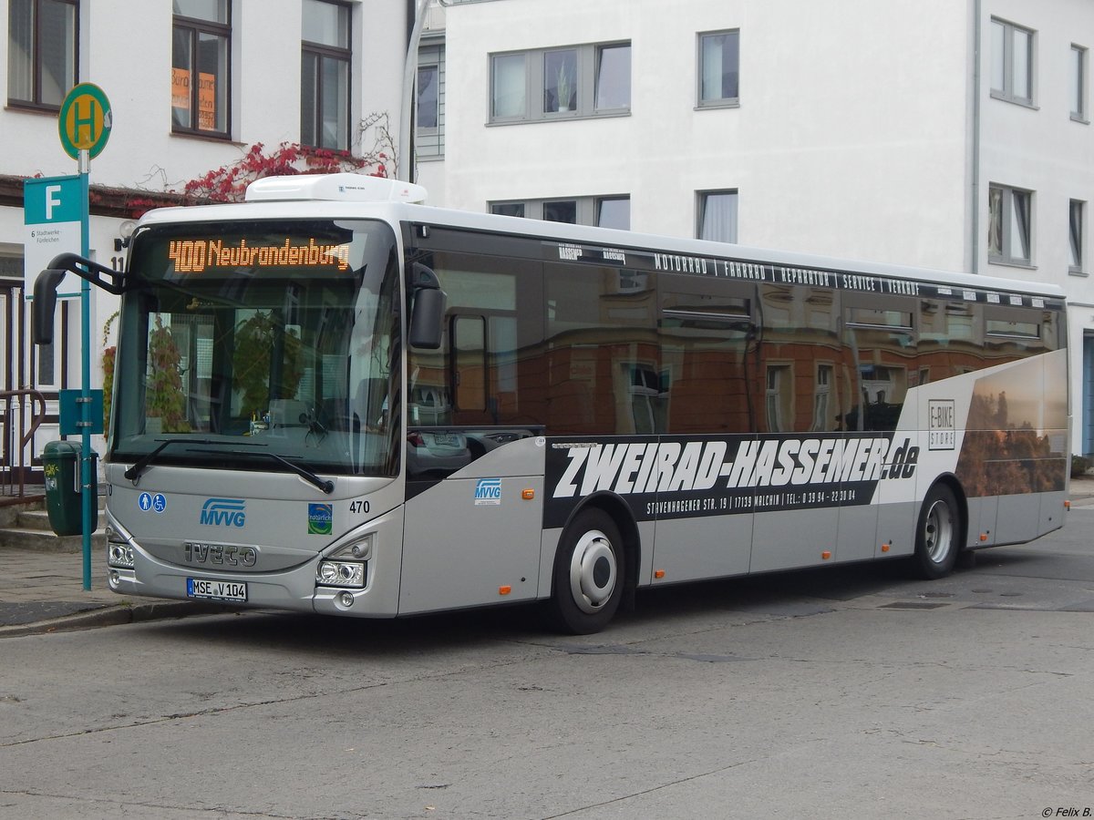 Iveco Crossway der MVVG in Neubrandenburg.