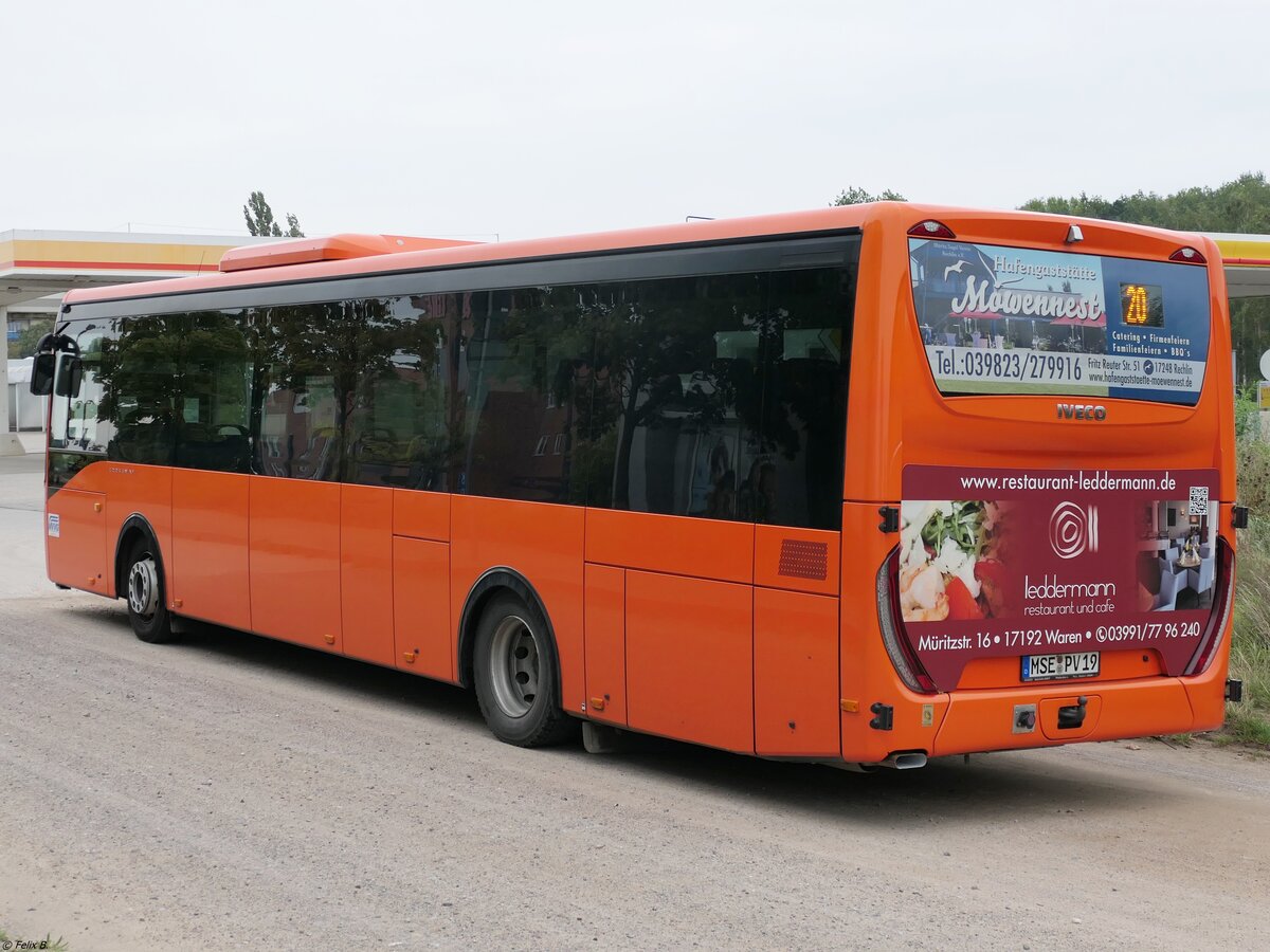 Iveco Crossway der MVVG in Waren.