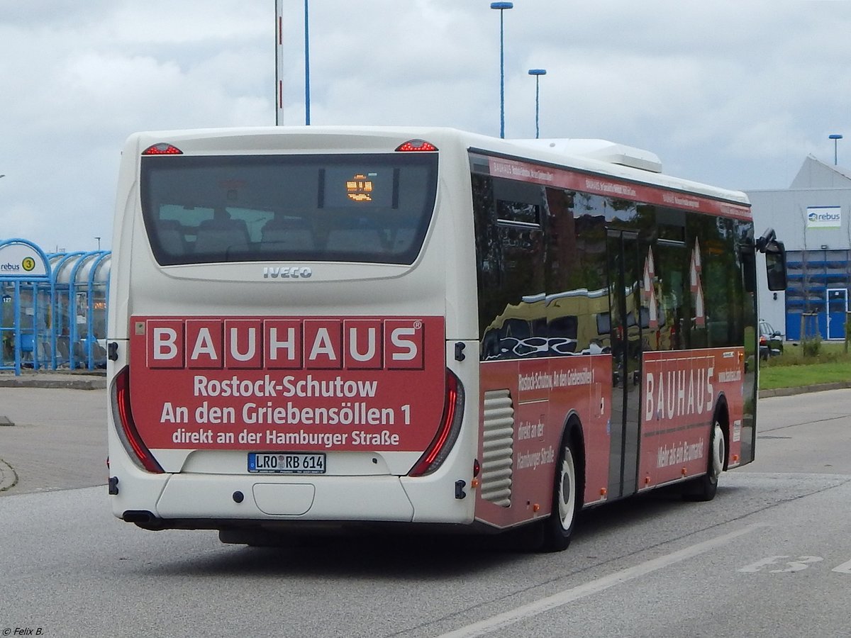 Iveco Crossway von Regionalbus Rostock in Rostock.