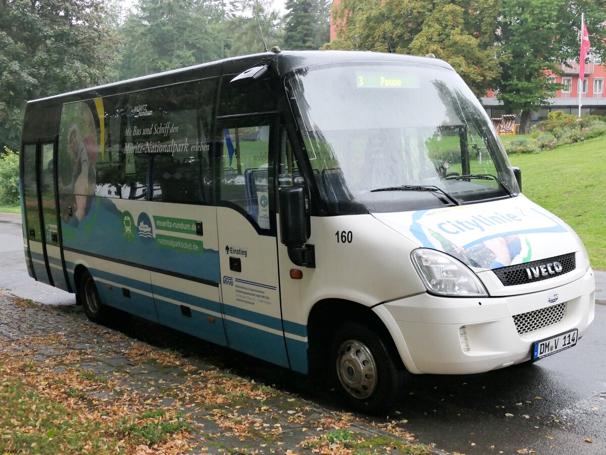 Iveco Daily mit TS-Aufbau der MVVG in Waren.