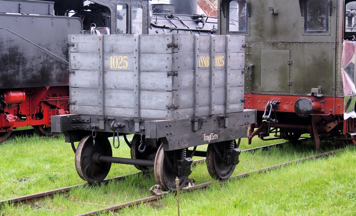 Kohlewagen Nr.1022 der KSStB in Dresden Altstadt am 15.04.2016.