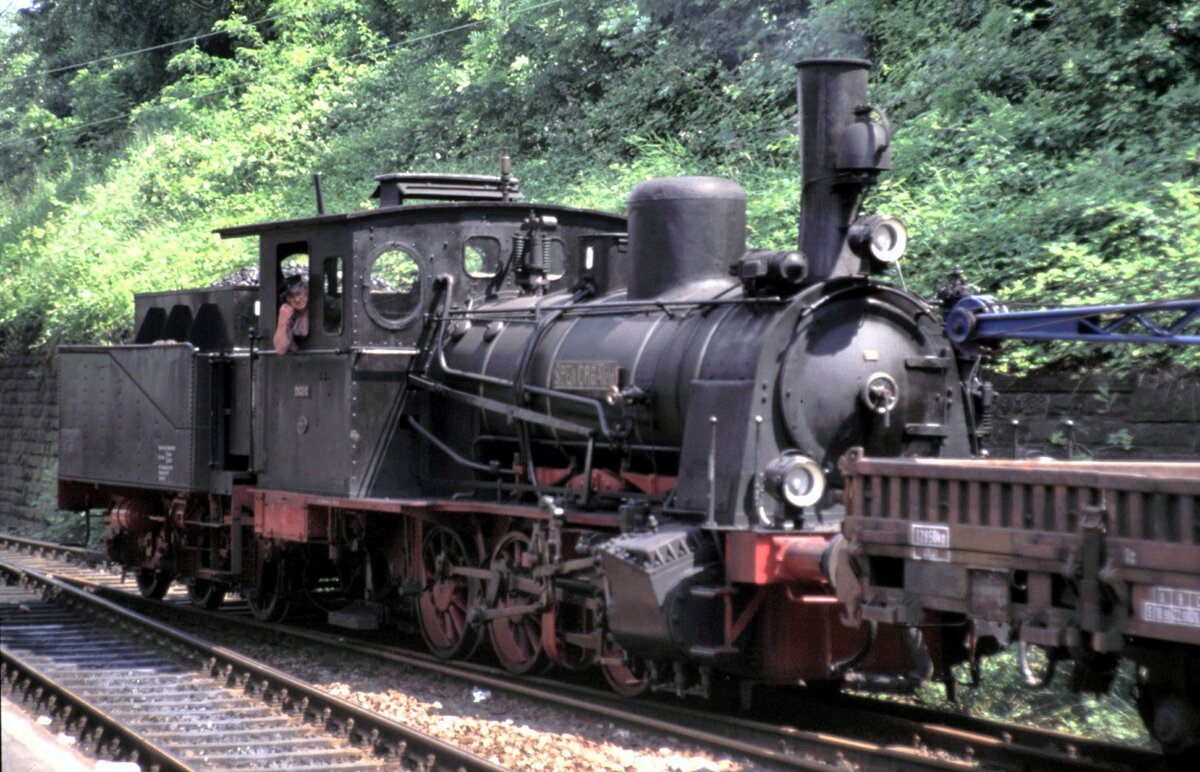Lok Speyerbach in Neustadt/Weintrasse im Juni 1994.