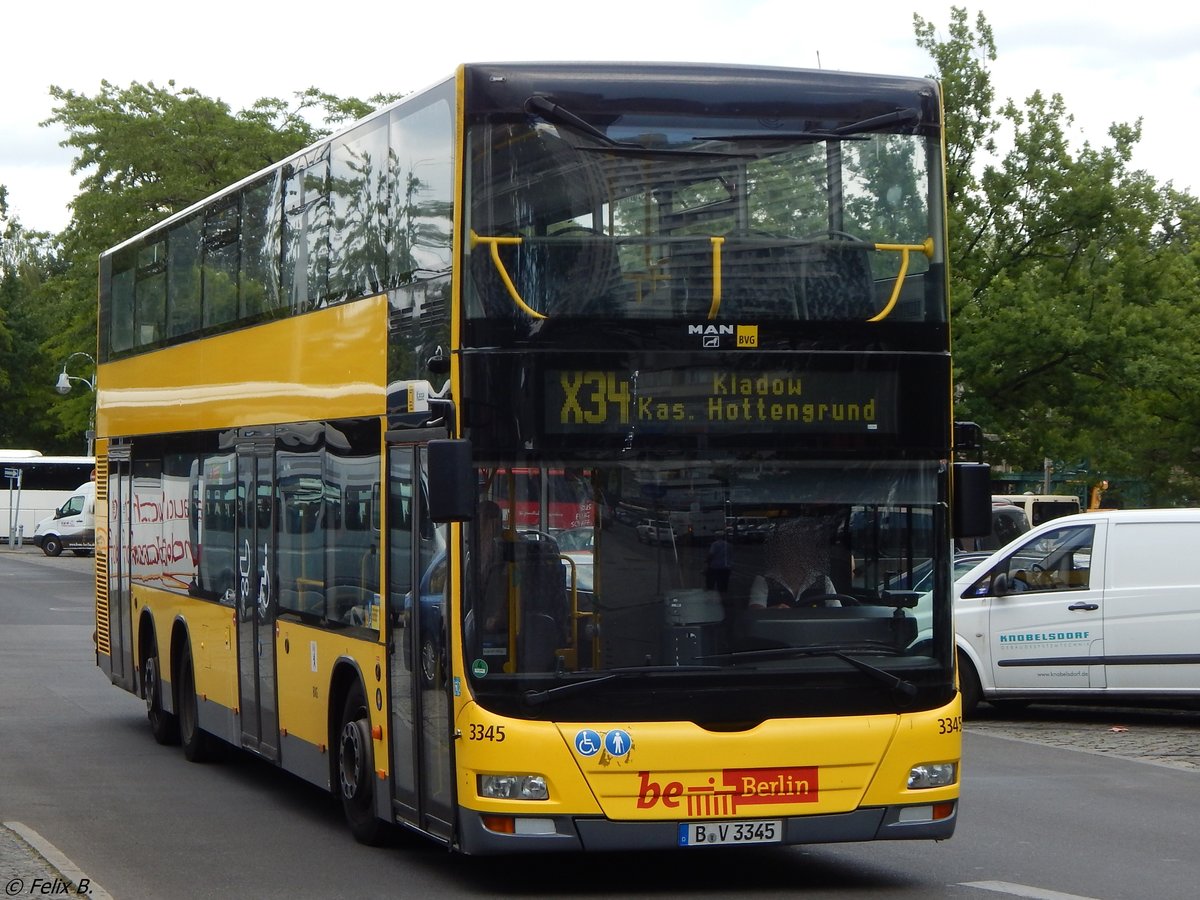 MAN Lion's City DD der BVG in Berlin.