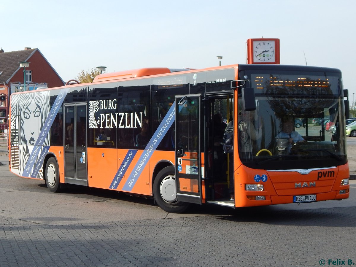 MAN Lion's City der PVM Waren in Neubrandenburg.