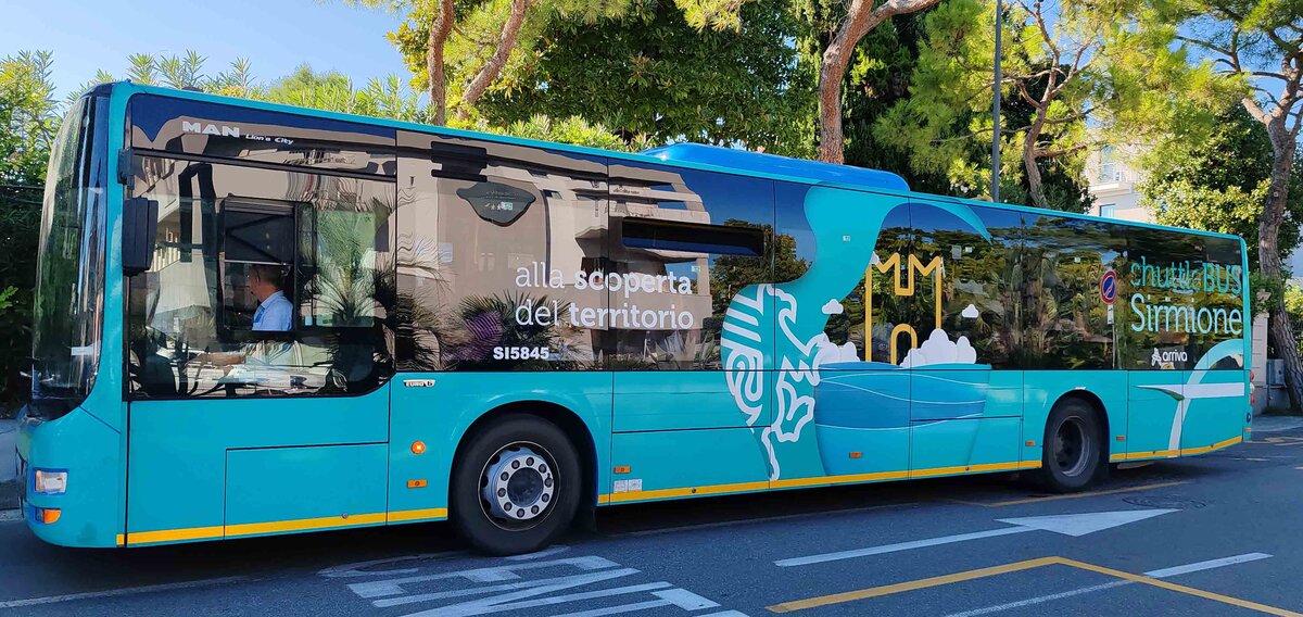 MAN Lion`s City unterwegs als Shuttlebus in SIRMIONE, 09-2025