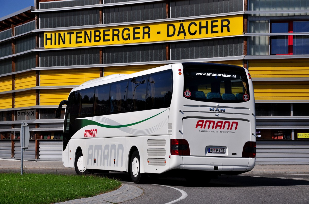 MAN Lions Coach von Amann aus �sterreich am 8.Sept.2014 in Krems unerwegs.