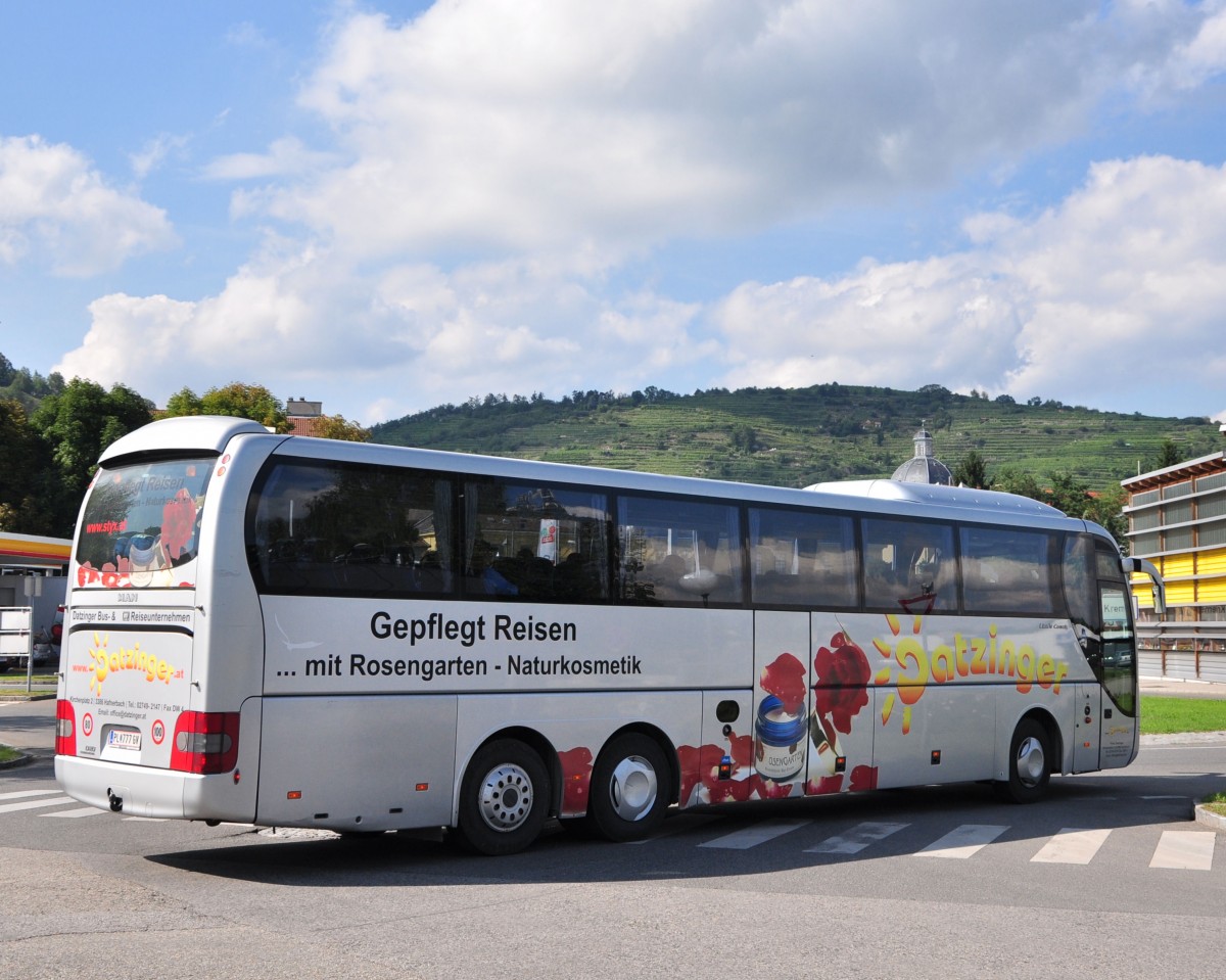 MAN Lions Coach von Datzinger Reisen aus Nieder�sterreich am 22.August 2014 in Krems.
