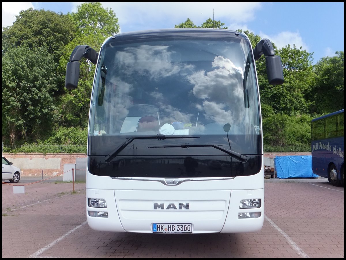 MAN Lion's Coach von Haller aus Deutschland im Stadthafen Sassnitz.