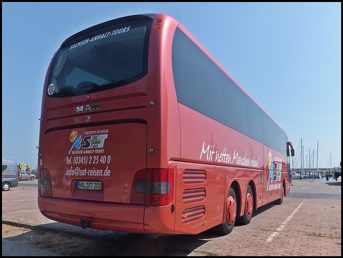 MAN Lion's Coach von Sachsen-Anhalt-Tours aus Deutschland im Stadthafen Sassnitz.