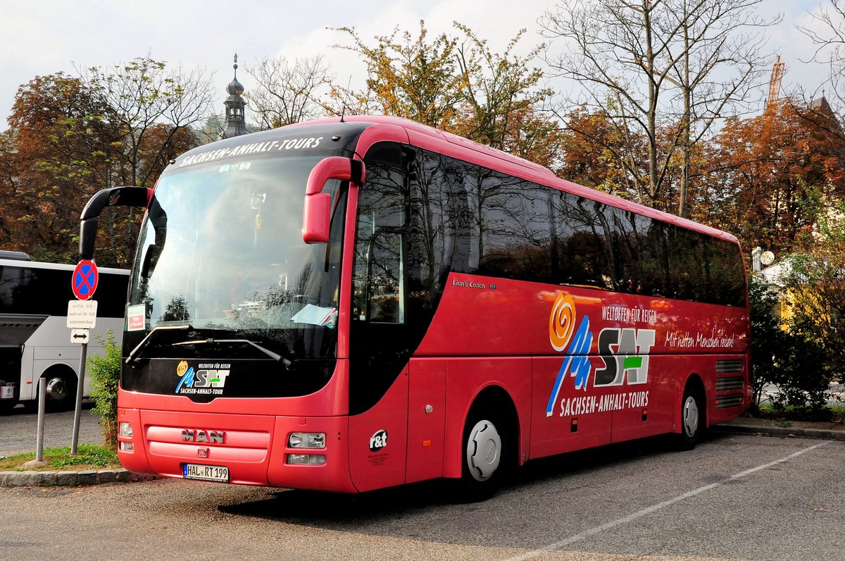 MAN Lions Coach von SAT ( Sachsen Anhalt Tour)in Krems gesehen.