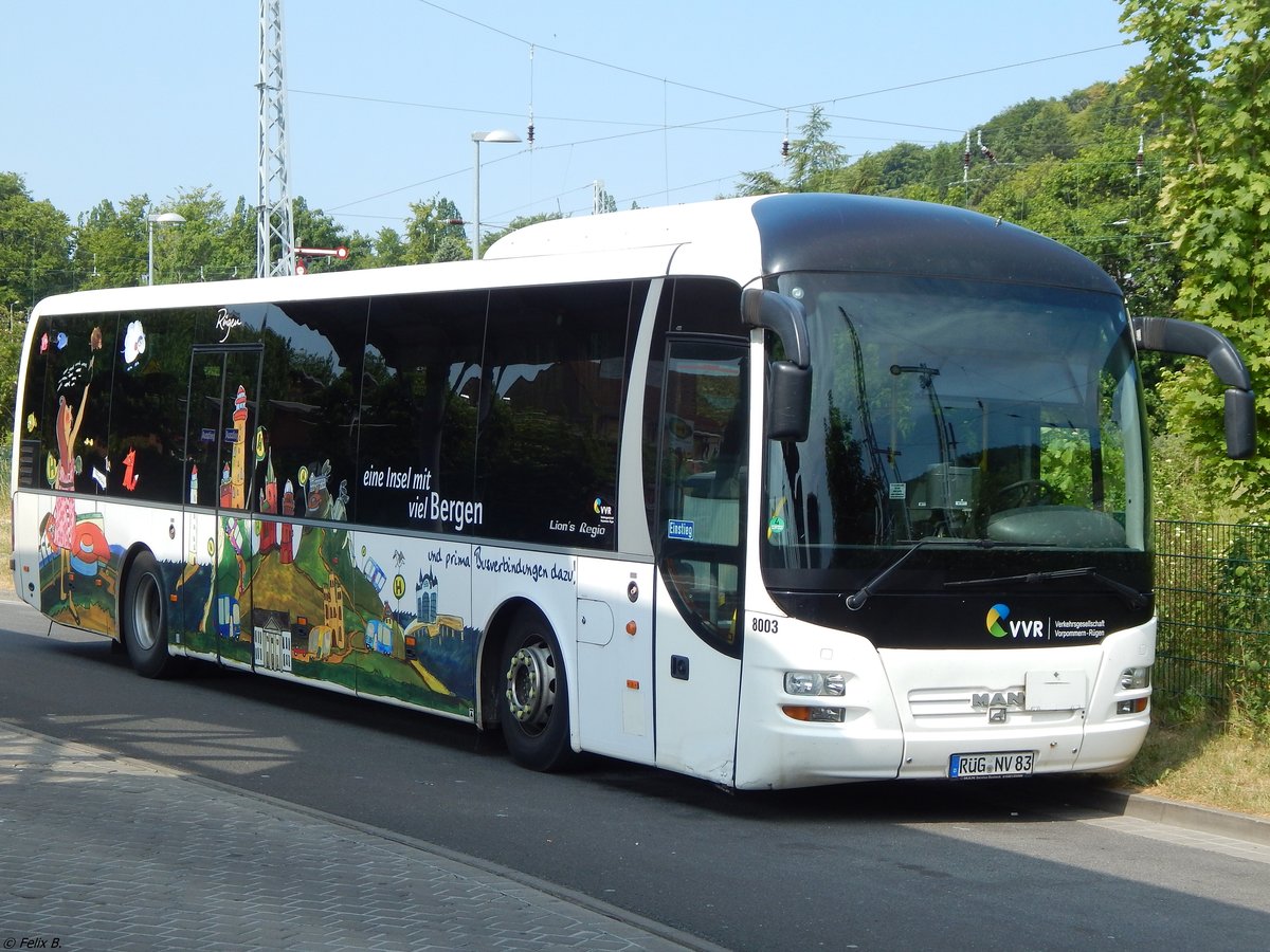 MAN Lion's Regio der VVR in Sassnitz.