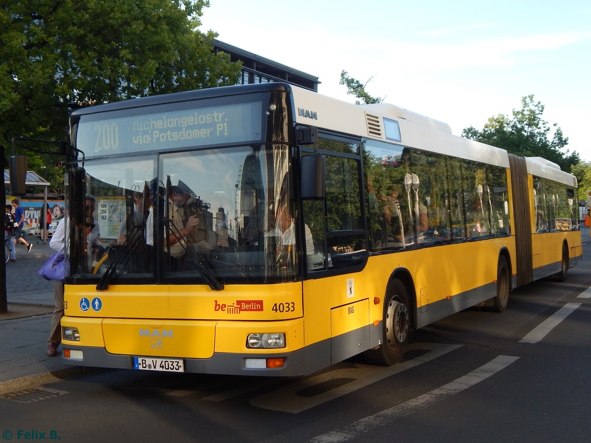 MAN Niederflurbus 2. Generation der BVG in Berlin.