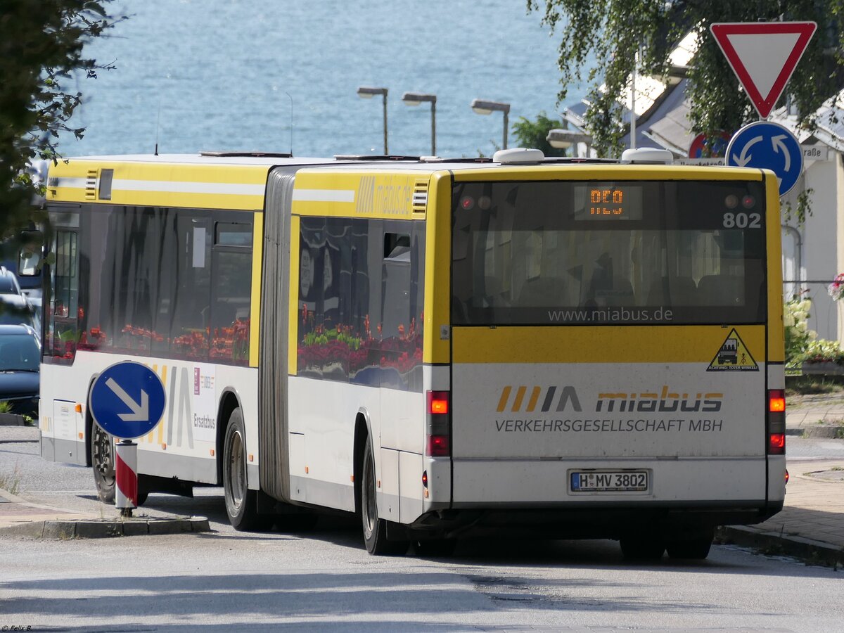 MAN Niederflurbus 2. Generation von Miabus aus Deutschland (ex WestVerkehr HS-KW 185) in Sassnitz.