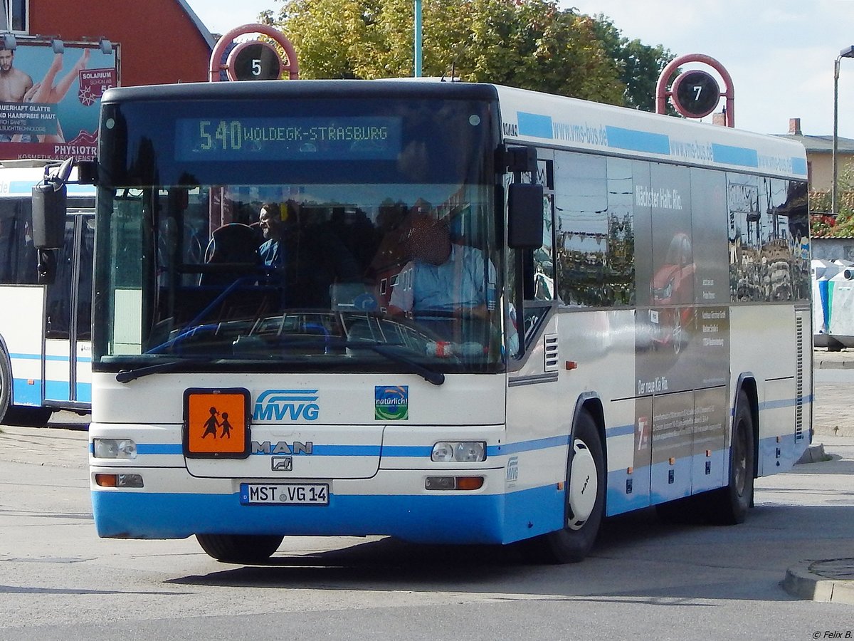 MAN SÜ 283 der MVVG in Neubrandenburg.