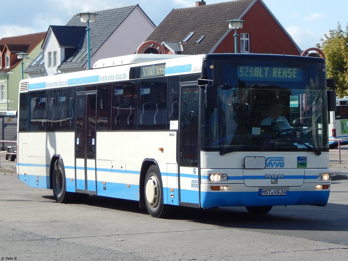 MAN SÜ 283 der MVVG in Neubrandenburg.