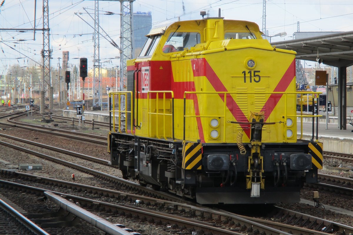 MEG 115 lauft am 5 April 2018 um in Berlin-Lichtenberg.