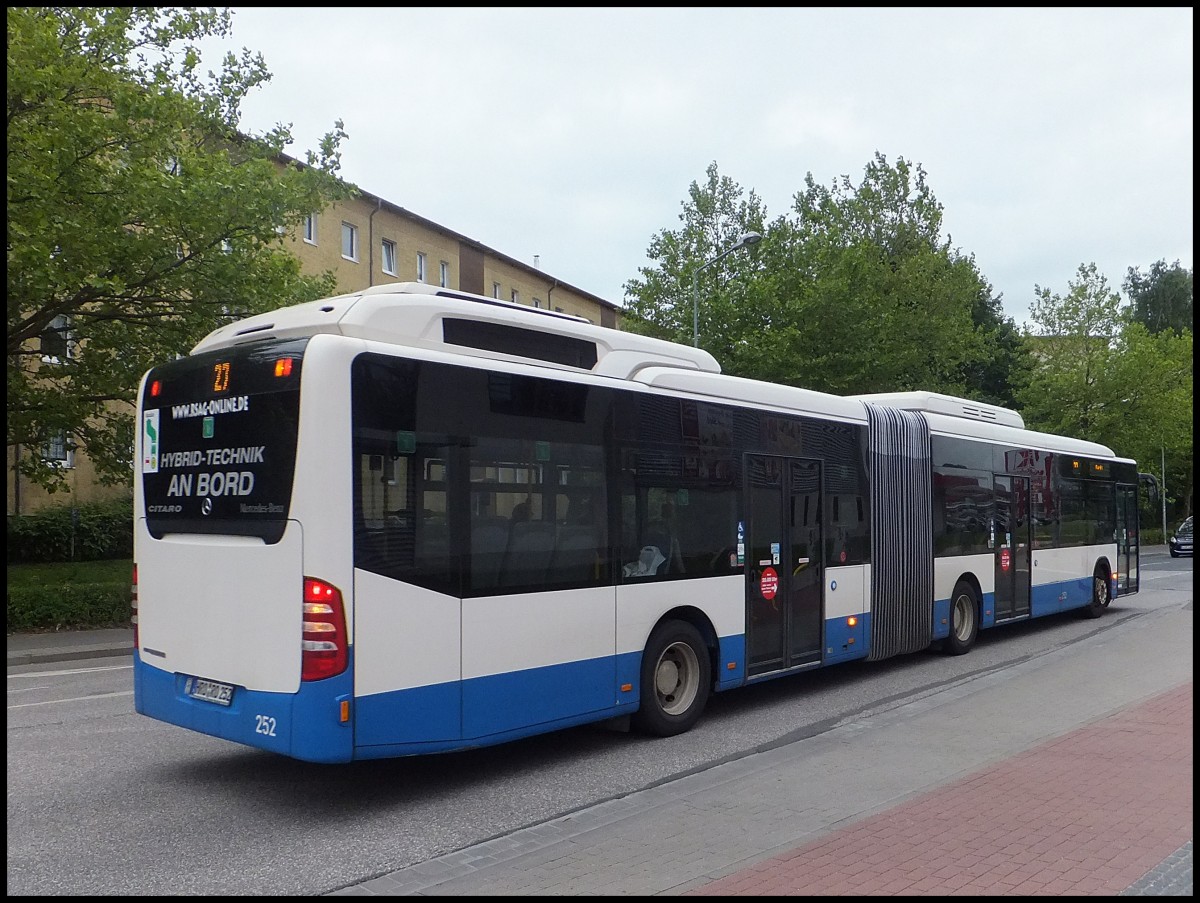 Mercedes Citaro II GDH der Rostocker Stra�enbahn AG in Rostock.