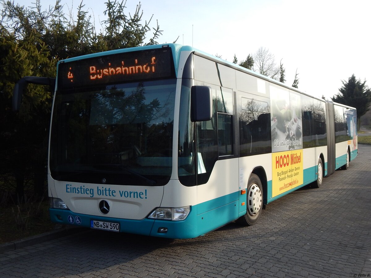 Mercedes Citaro II der Neubrandenburger Verkehrsbetriebe in Neubrandenburg.