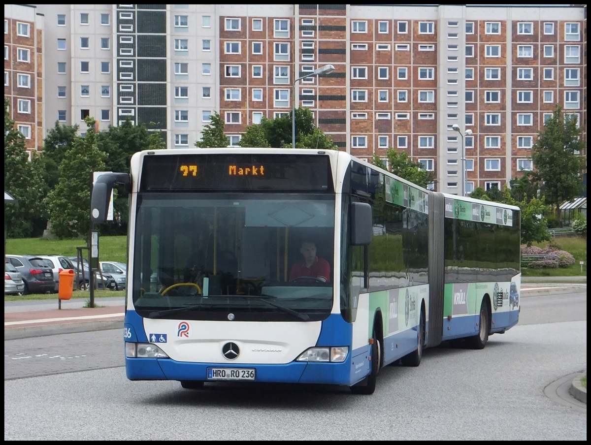 Mercedes Citaro II der Rostocker Stra�enbahn AG in Rostock.