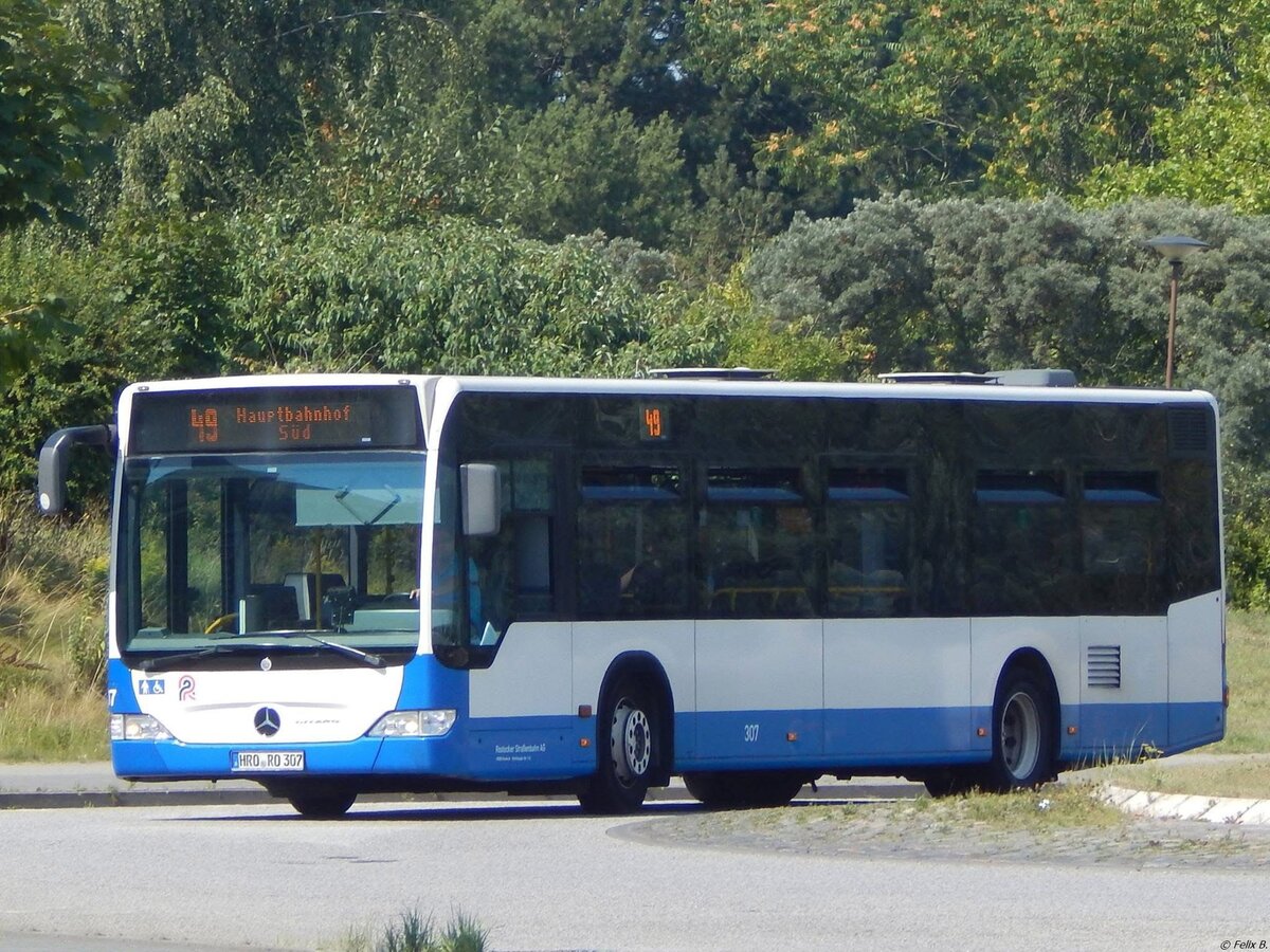 Mercedes Citaro II der Rostocker Straßenbahn AG in Rostock.