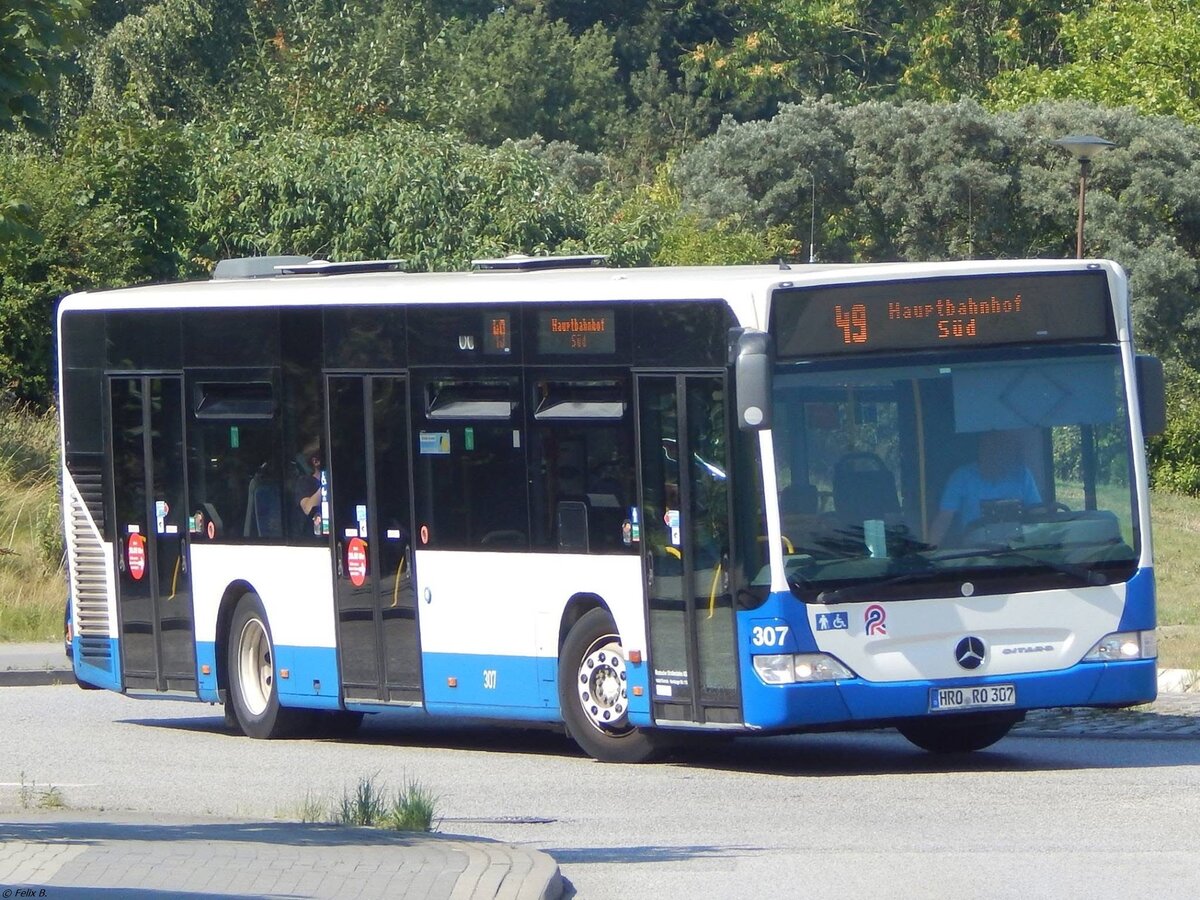 Mercedes Citaro II der Rostocker Straßenbahn AG in Rostock.
