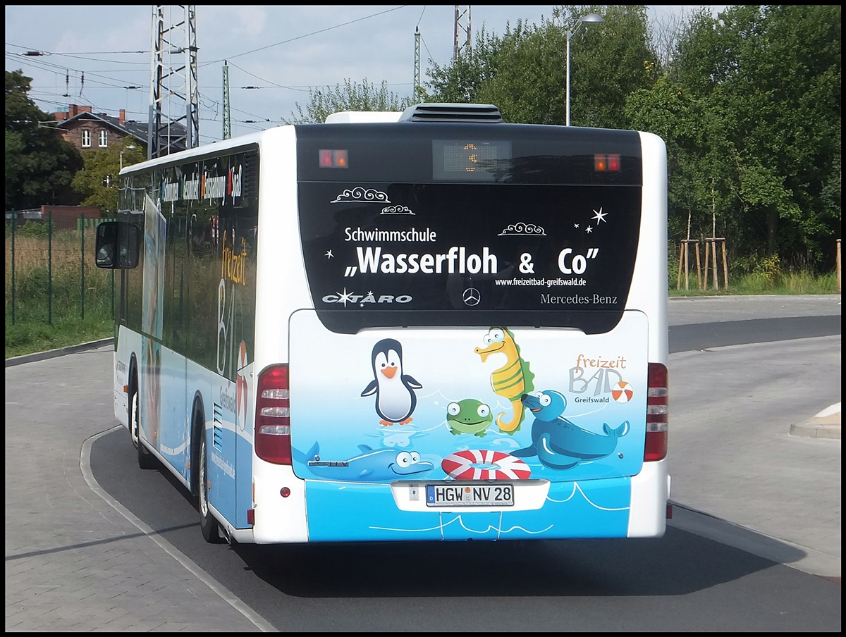 Mercedes Citaro II der Stadtwerke Greifswald in Greifswald.