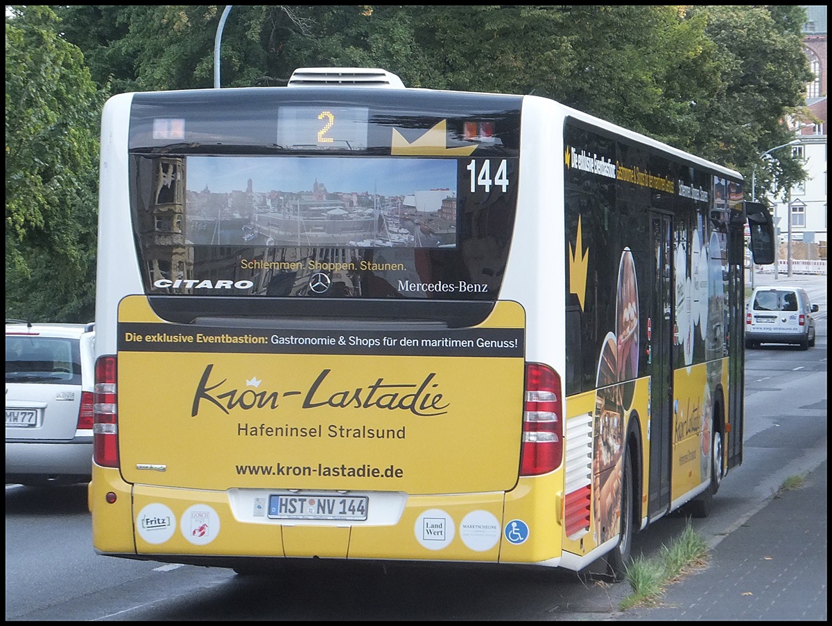 Mercedes Citaro II der Stadtwerke Stralsund in Stralsund.